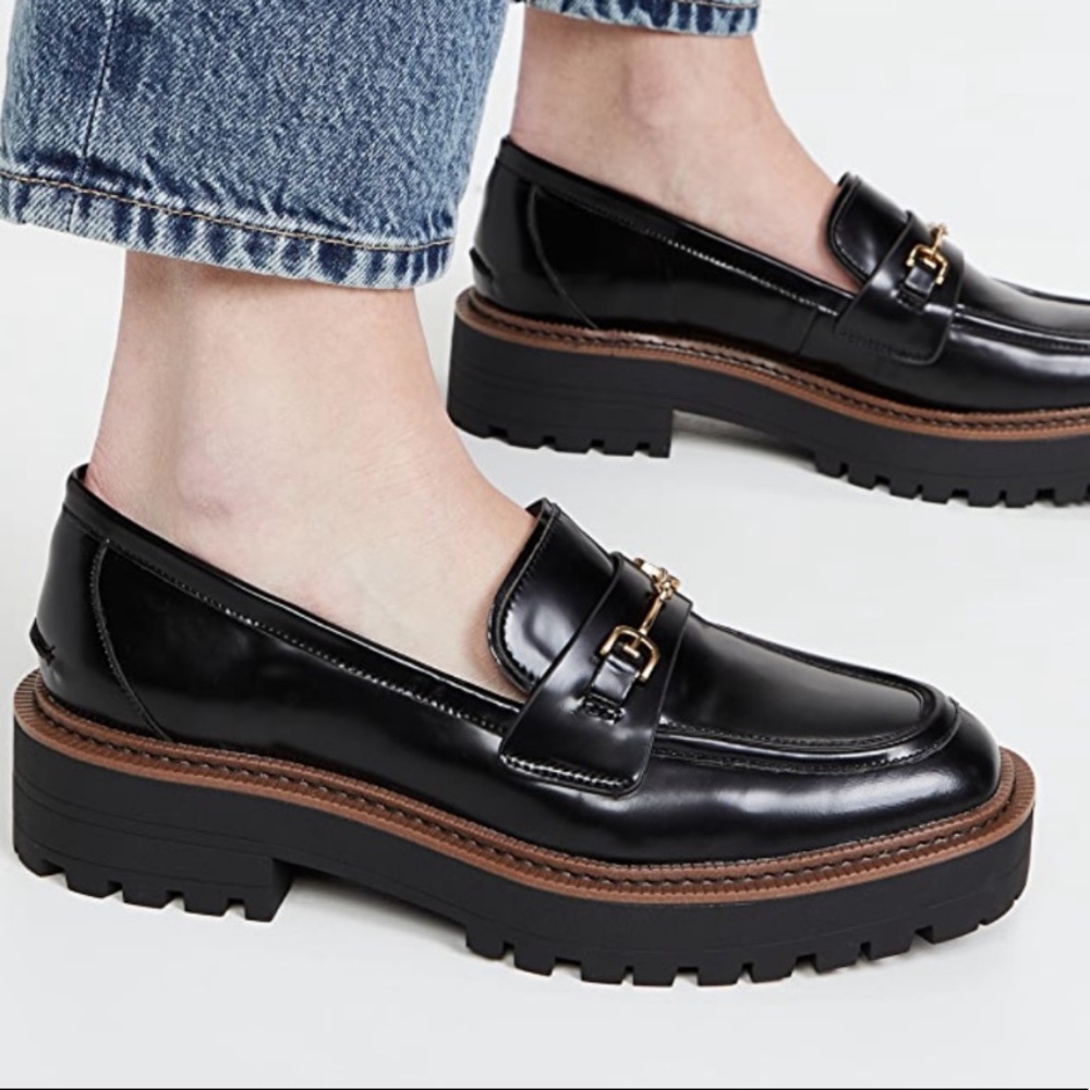 Sam Edelman Laurs Lug sole 🍁Platform loafers Size 6.5 gently used